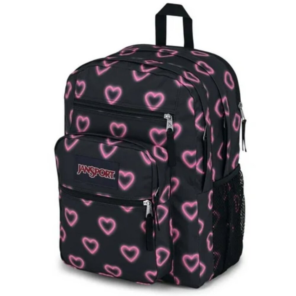Brand New with Tags Jansport Big Student Happy hearts Backpack! - Picture 7 of 11